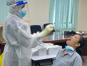 Covid-19 test for our staffs